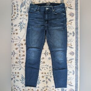 MOTHER , High Waisted Looker Ankle Fray, In "Tongue And Chic" , Size 29